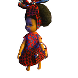 Naomi - afro Retro Red