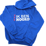 Ik ben Noord hoody  maat 160