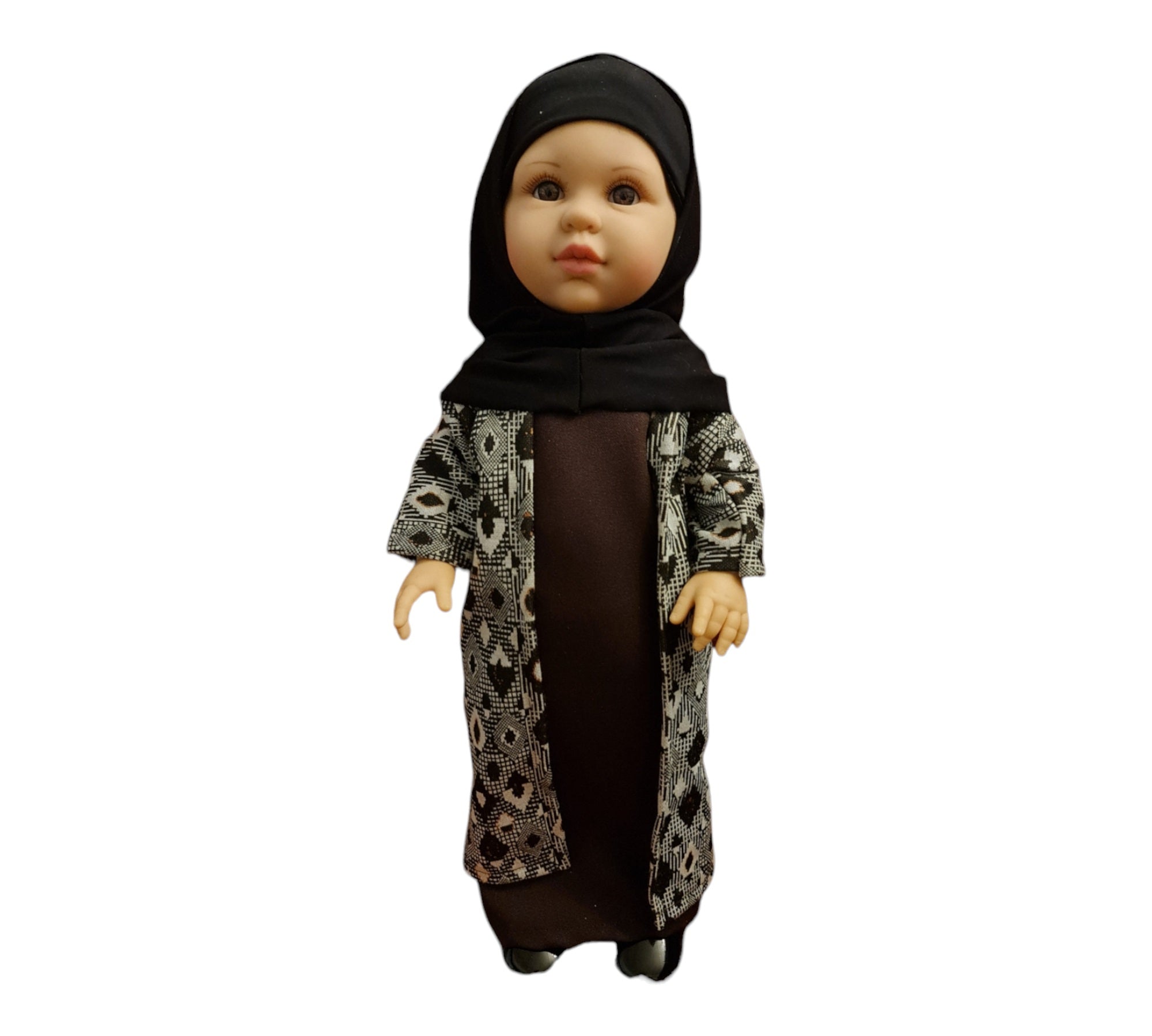 Speel, leer en groei met Amina bruin beige van Colourful Goodies - Inclusiviteit in elk detail.