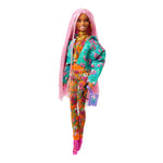 Speel, leer en groei met Barbie Extra Pink Braids Pop+Accessoires van Colourful Goodies - Inclusiviteit in elk detail.