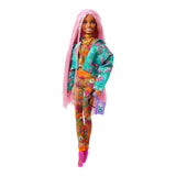 Speel, leer en groei met Barbie Extra Pink Braids Pop+Accessoires van Colourful Goodies - Inclusiviteit in elk detail.