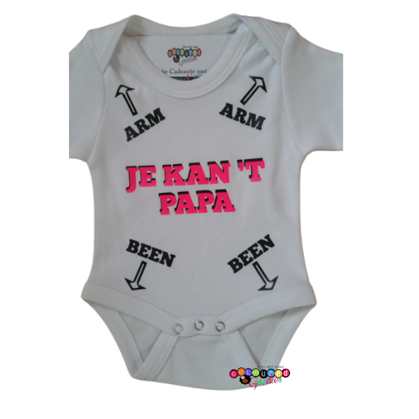 Speel, leer en groei met Romper Arm Arm Been Been, Je kan 't PAPA van Colourful Goodies - Inclusiviteit in elk detail.