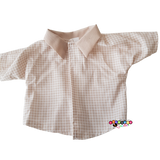 Speel, leer en groei met Overhemd bruin van Colourful Goodies - Inclusiviteit in elk detail.