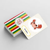 Speel, leer en groei met Speelkaarten woorden van Colourful Goodies - Inclusiviteit in elk detail.