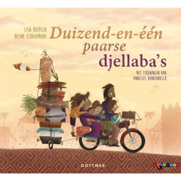 Speel, leer en groei met Duizend-en-één paarse djellaba's van Colourful Goodies - Inclusiviteit in elk detail.