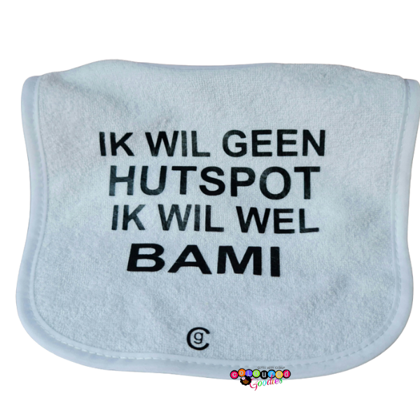 Speel, leer en groei met Slabbetje Ik wil geen van Colourful Goodies - Inclusiviteit in elk detail.