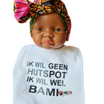 Speel, leer en groei met Slabbetje Ik wil geen van Colourful Goodies - Inclusiviteit in elk detail.
