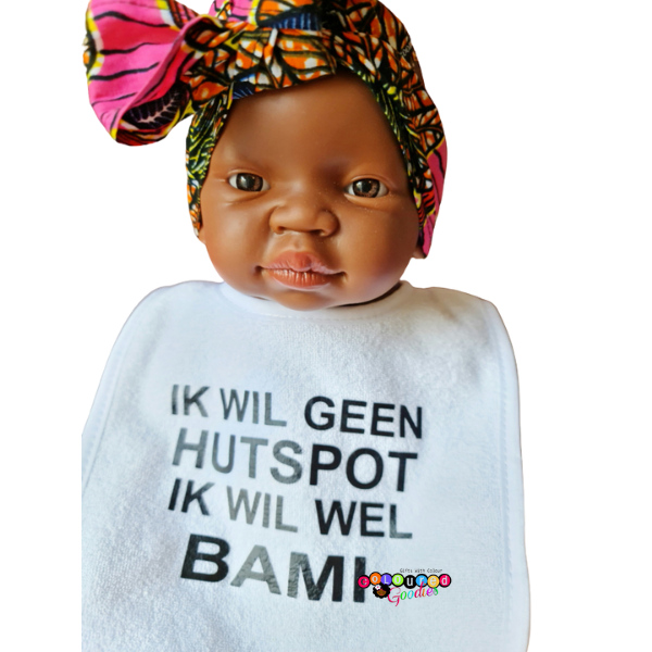 Speel, leer en groei met Slabbetje Ik wil geen van Colourful Goodies - Inclusiviteit in elk detail.