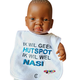 Speel, leer en groei met Slabbetje Ik wil geen van Colourful Goodies - Inclusiviteit in elk detail.