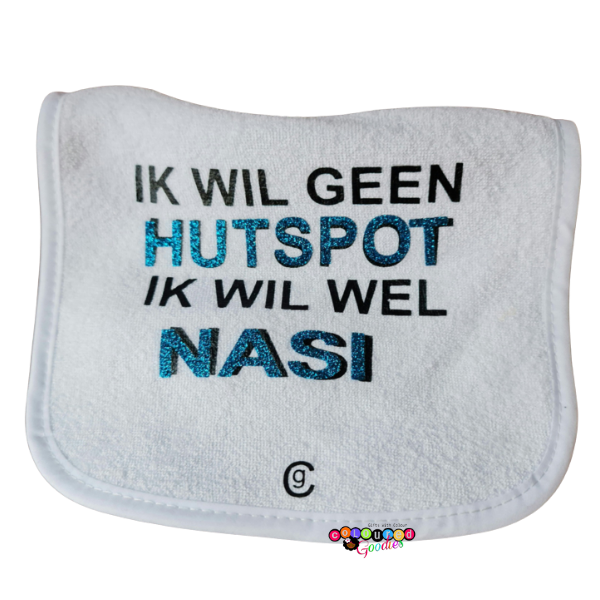 Speel, leer en groei met Slabbetje Ik wil geen van Colourful Goodies - Inclusiviteit in elk detail.