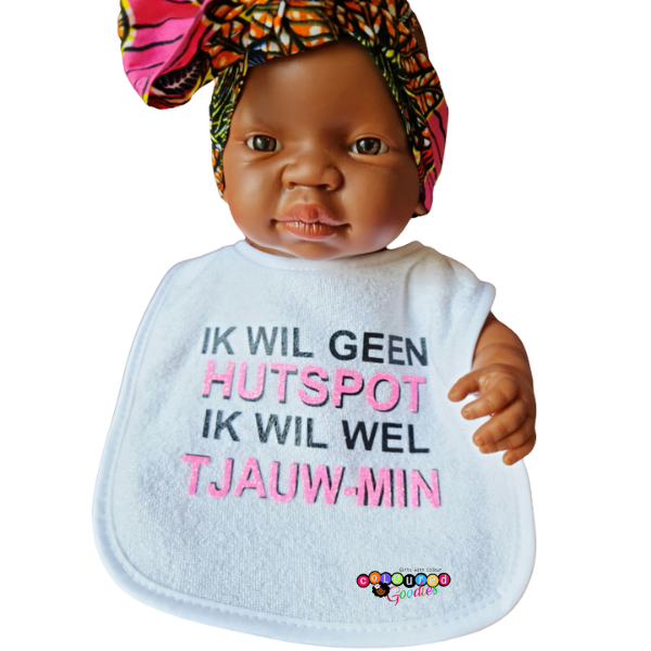 Speel, leer en groei met Slabbetje Ik wil geen van Colourful Goodies - Inclusiviteit in elk detail.