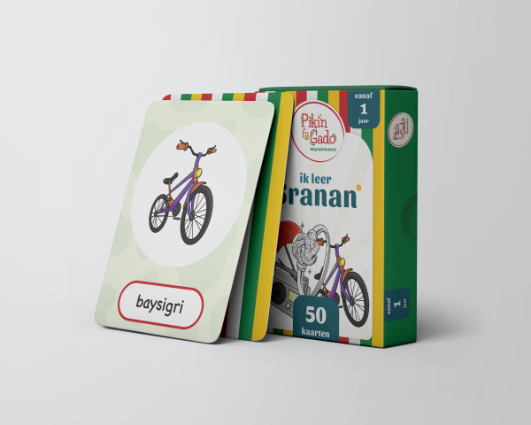 Speel, leer en groei met Speelkaarten - Ik leer Sranan van Colourful Goodies - Inclusiviteit in elk detail.