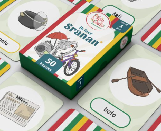 Speel, leer en groei met Speelkaarten - Ik leer Sranan van Colourful Goodies - Inclusiviteit in elk detail.