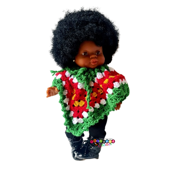 Speel, leer en groei met Suriname poncho van Colourful Goodies - Inclusiviteit in elk detail.
