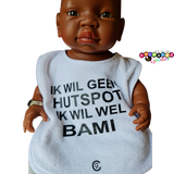 Speel, leer en groei met Slabbetje Ik wil geen van Colourful Goodies - Inclusiviteit in elk detail.
