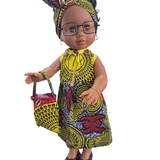 Quinty - kenté  red/ yellow