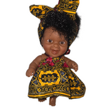 Sweety - afro Yellow-red