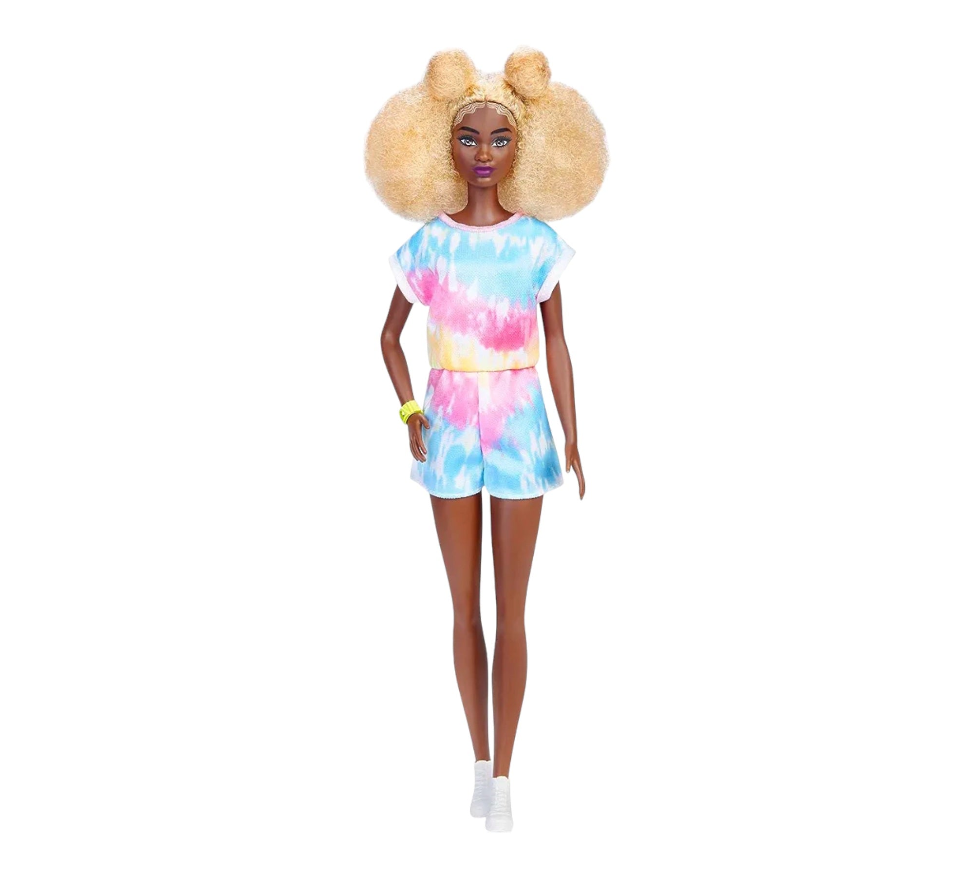 Speel, leer en groei met Barbie donker met Blond haar van Colourful Goodies - Inclusiviteit in elk detail.