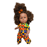 Francis- Kente Orange Curly