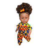 Francis- Kente Orange Curly