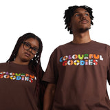 Colourful Goodies T-shirt Volwassenen (Bruin)