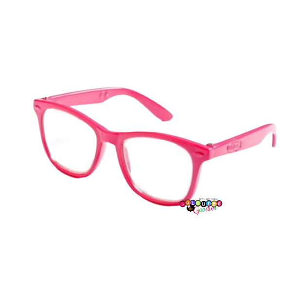 Speel, leer en groei met roze poppen bril van Colourful Goodies - Inclusiviteit in elk detail.