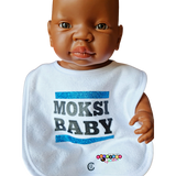 Speel, leer en groei met Moksi Baby blauw van Colourful Goodies - Inclusiviteit in elk detail.