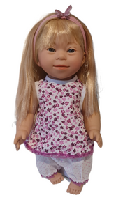 Romy roze broderie
