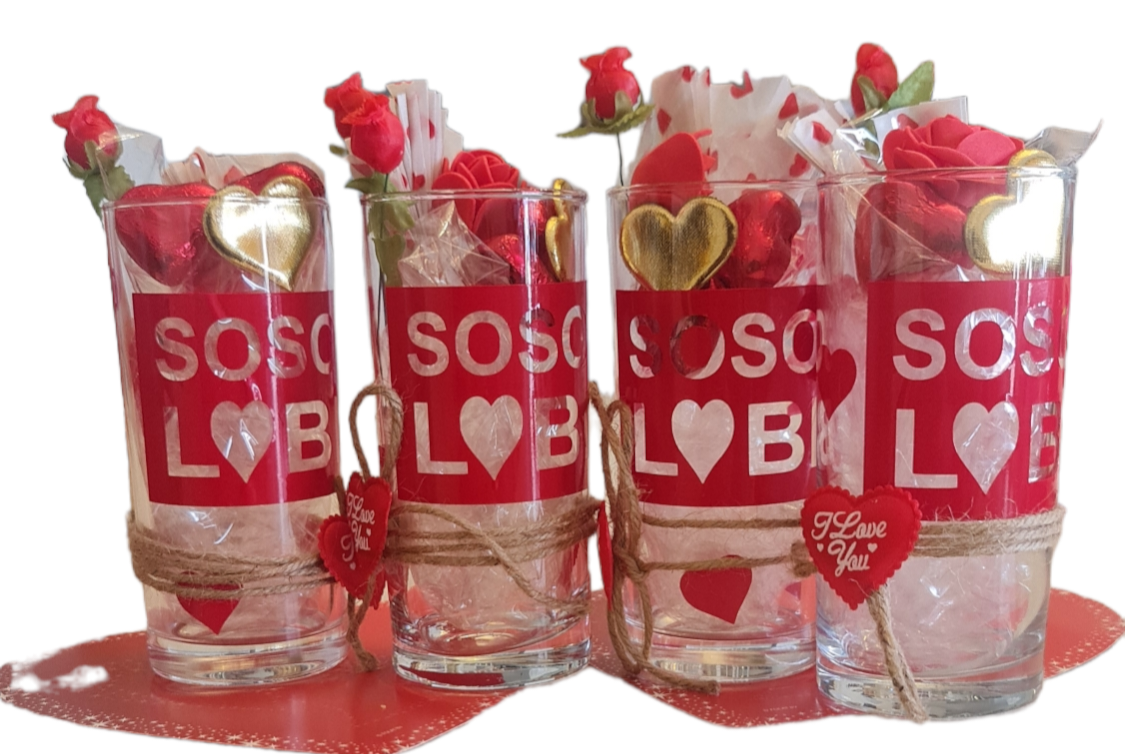 Speel, leer en groei met So So Lobi Valentine Glas van Colourful Goodies - Inclusiviteit in elk detail.
