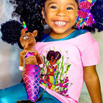 Speel, leer en groei met Aaliyah unicorn zeemeermin van Colourful Goodies - Inclusiviteit in elk detail.