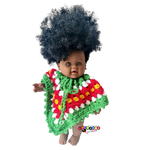 Speel, leer en groei met Suriname poncho van Colourful Goodies - Inclusiviteit in elk detail.