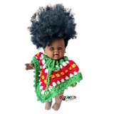 Speel, leer en groei met Suriname poncho van Colourful Goodies - Inclusiviteit in elk detail.