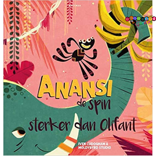 Speel, leer en groei met Anansi een spin sterker dan een olifant van Colourful Goodies - Inclusiviteit in elk detail.